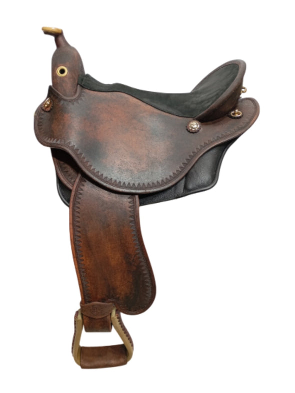 DP Saddlery 1215 Quantum Western 8508(WD) Quantum DP Saddlery S3 - Western Dressage Seat - Medium Fender 