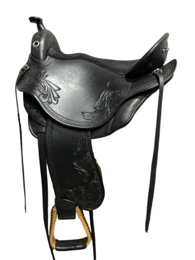 DP Saddlery 1215 Quantum Western SC6675(WD) Quantum DP Saddlery S3 - Western Dressage Seat - Medium Fender 