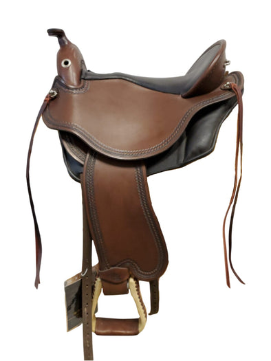 DP Saddlery 1215 Quantum Western SC6828(WD) Quantum DP Saddlery S2 - Western Dressage Seat - 58cm Short Fenders 