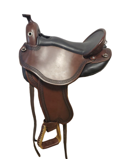 DP Saddlery 1216 Quantum Short & Light Western 6310 Quantum DP Saddlery S2 - Standard Seat - Medium Fender 