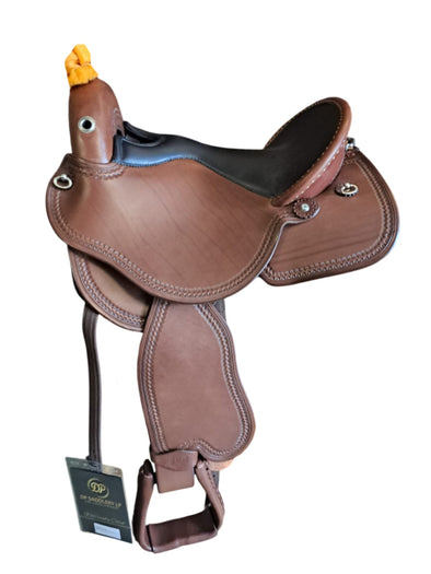 DP Saddlery Quantum Short & Light Western 7649(WD) Quantum DP Saddlery S1 - Western Dressage Seat - Short Fender 