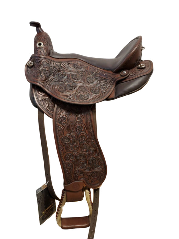 DP Saddlery Quantum Short & Light Western 8238(WD) Quantum DP Saddlery S2 - Western Dressage Seat - Medium Fender 