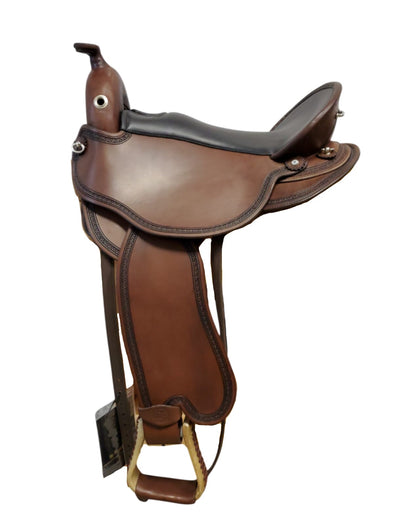 DP Saddlery Quantum Short & Light Western Pro SC7185(WD) Quantum DP Saddlery S3 - Western Dressage Seat - Medium Fender 