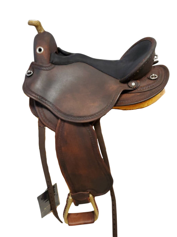 DP Saddlery Quantum Short & Light Western Pro SC7314(WD) Quantum DP Saddlery S2 - Western Dressage Seat - Medium Fender 