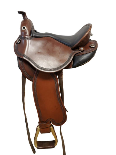 DP Saddlery Quantum Short & Light Western SC4733(WD) Quantum DP Saddlery S1 - Western Dressage Seat - Medium Fender 