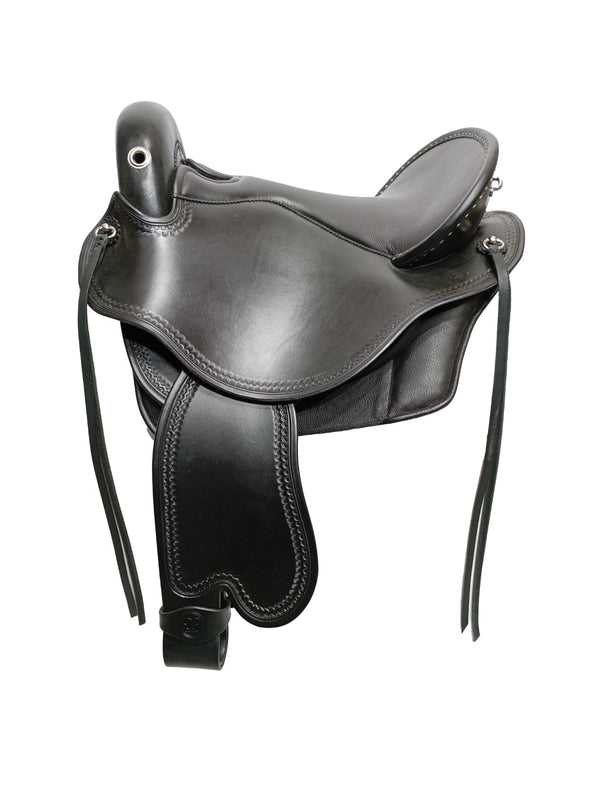 DP Saddlery Quantum Western 8668(WD) Quantum DP Saddlery S2 - 58cm Short Fender - Western Dressage Seat 