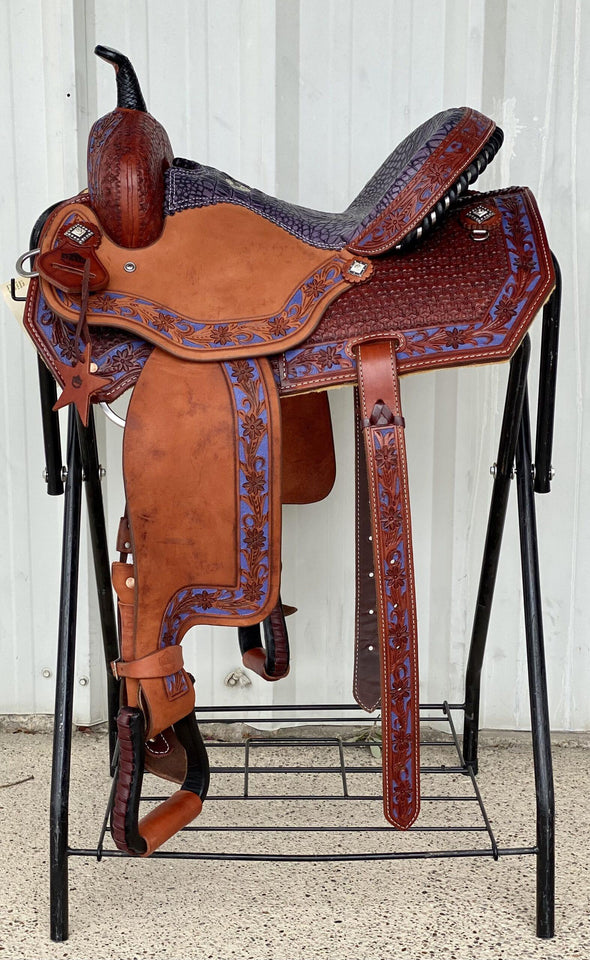 Alamo Saddlery 14.5" Lily Barrel Horse Saddle Alamo Saddlery
