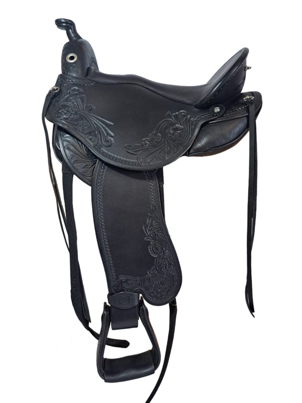 DP Saddlery Quantum Short & Light Western 6941(WD) Quantum DP Saddlery S2 - 68cm Medium Fender 