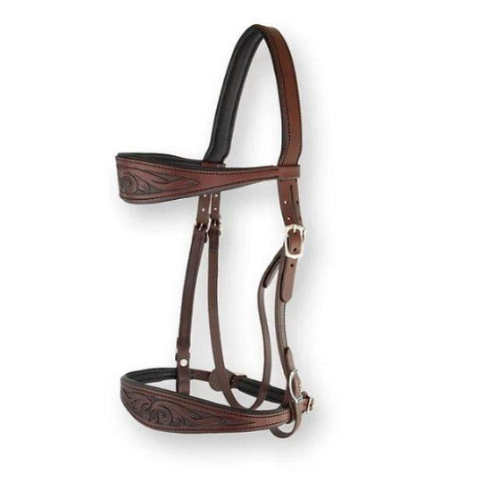 DP Saddlery Soft Feel Baroque Headstall Décor