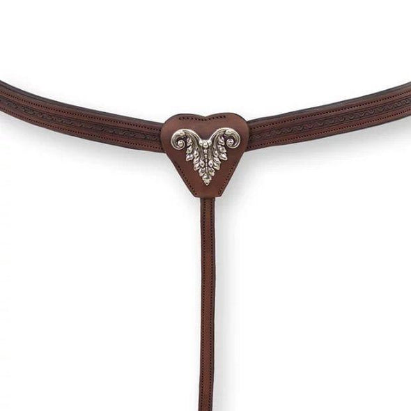 DP Saddlery Soft Feel Breast Collar Deluxe with Tooling DP Saddlery