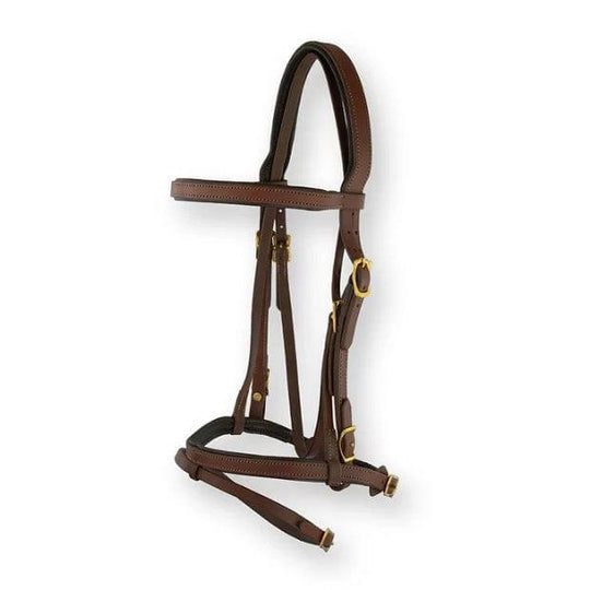 DP Saddlery Soft Feel English Headstall with Noseband