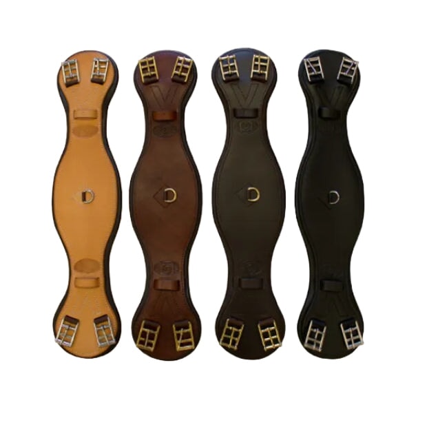 Shires ARMA Brown Anti-Chafe Contour Girth With Elastic - View #5