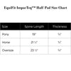 EquiFit Pony ImpacTeq™ Half Pad with Color Binding EquiFit