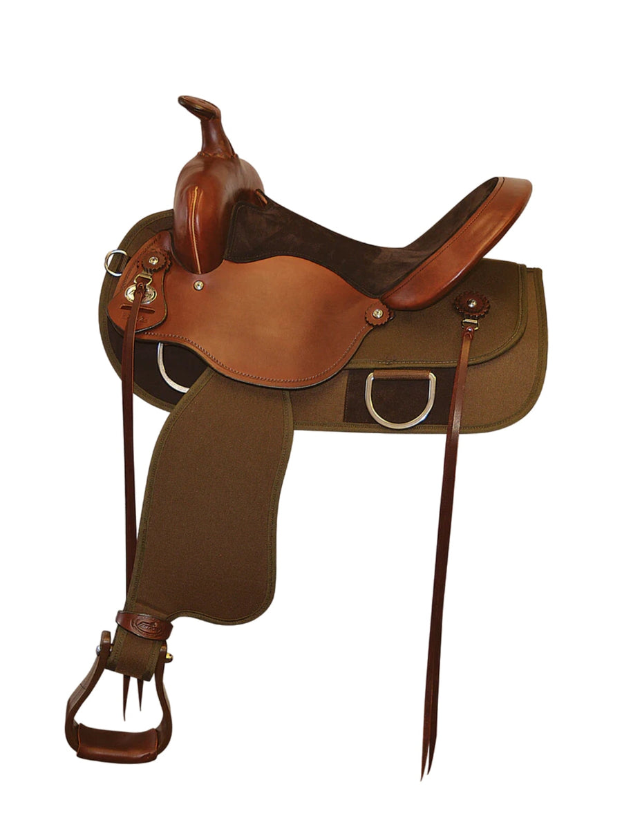 Courte De Corde Fabtron Western Marron – Doublée Feutre – Contour 32 – Occasion